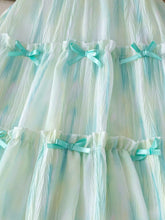 Kids Girls Floral Sweet Summer Dress, Suitable For Casual, Party, Event Wear, Elegant And Glamorous